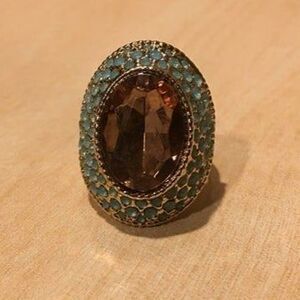 Stauer Ring with Stones Size 10